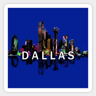 Dallas in graffiti Magnet